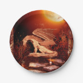 Wunderbarer Drache Pappteller (Vorderseite)