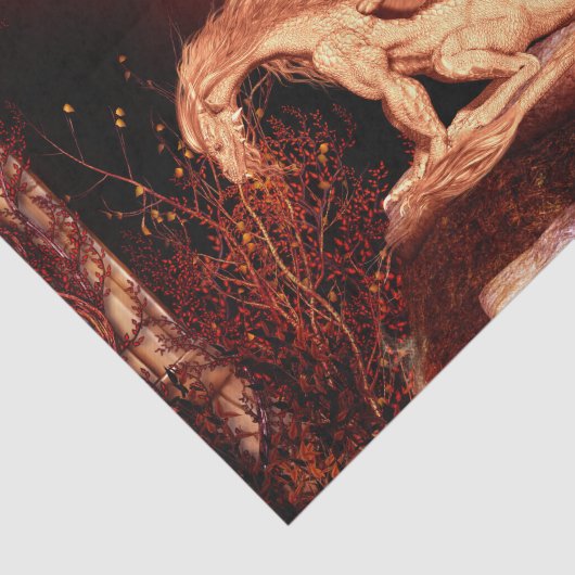 Wunderbarer Drache Seidenpapier (Ausschnitt)