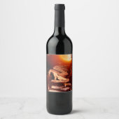 Wunderbarer Drache Weinetikett (Vorderseite)