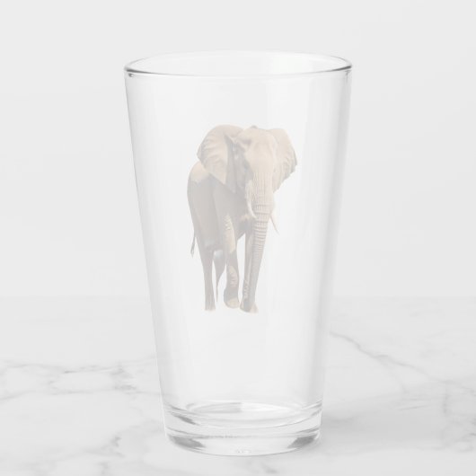 Wunderbarer Elefant Glas (Rückseite)