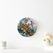 Wunderbarer Fangplan Runde Wanduhr (Zuhause)