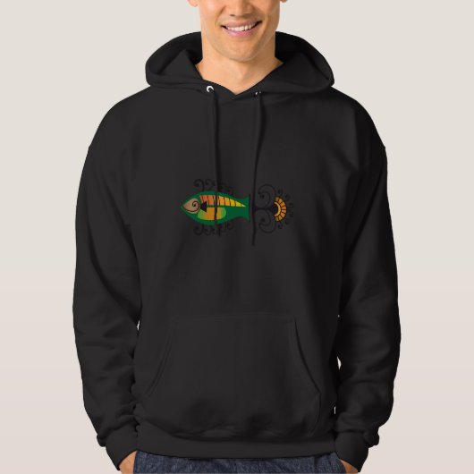 Wunderbarer Fisch Hoodie (Vorderseite)