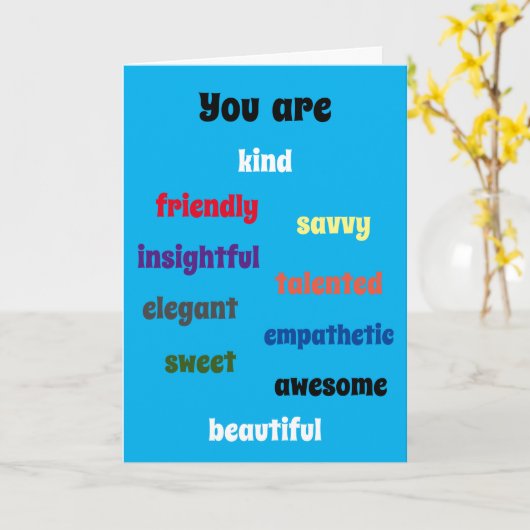 Wunderbarer Freund: Danke Karte (Gelbe Blume)