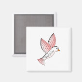 Wunderbarer Frieden und Liebe Taube Magnet (Vorderseite/Rückseite)