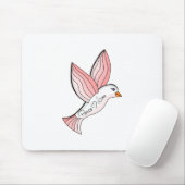 Wunderbarer Frieden und Liebe Taube Mousepad (Mit Mouse)