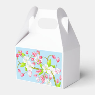 Wunderbarer Frühling auf einem Gefallen Box (C) Geschenkschachtel