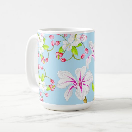 Wunderbarer Frühling auf klassischer Tasse (M,C) (Vorderseite Links)