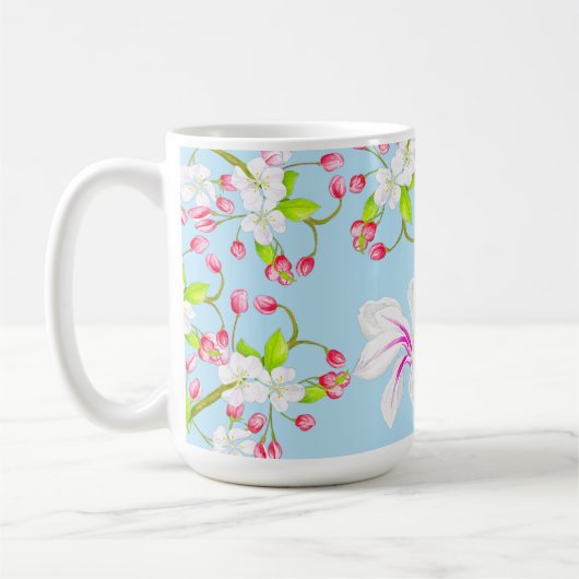 Wunderbarer Frühling auf klassischer Tasse (M,C) (Links)