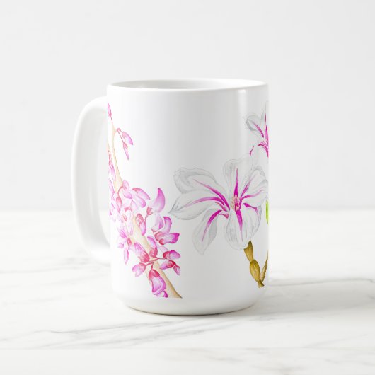 Wunderbarer Frühling auf klassischer Tasse (M,R) (Vorderseite Links)