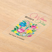 Wunderbarer Garten. Akryleinladung Acryleinladungen (Ablage )