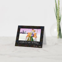 Wunderbarer Geburtstag zu meiner Hubby-Grußkarte