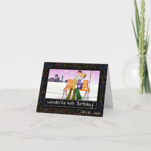 Wunderbarer Geburtstag zu meiner Hubby-Grußkarte Karte