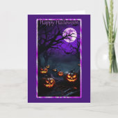 Wunderbarer Jack-O-Lantern-Sitzungsausweis Karte (Vorderseite)