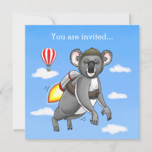 Wunderbarer Koala-Bär Einladung