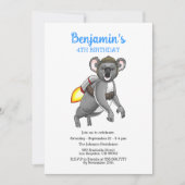 Wunderbarer Koala-Bär Einladung (Vorderseite)