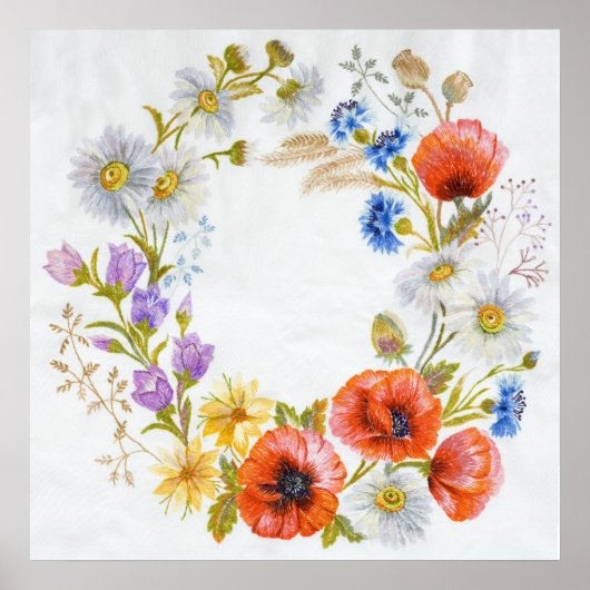 Wunderbarer Kranz-Großdruck Poster (Vorne)