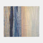 Wunderbarer Meerblick Fleecedecke (Vorderseite (Horizontal))