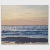 Wunderbarer Meerblick Geschenkpapier (Flach)