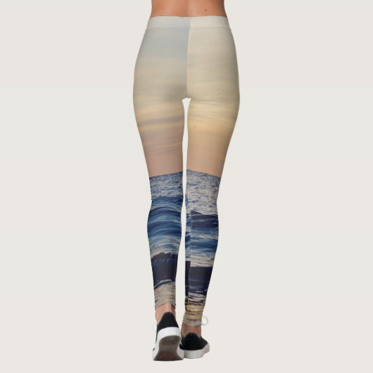 Wunderbarer Meerblick Leggings (Rückseite)