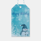 Wunderbarer, Phantastischer, wunderschöner Blausch Geschenkanhänger (Rückseite)