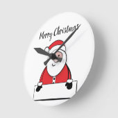 Wunderbarer, Phantastischer, wunderschöner Weihnac Runde Wanduhr (Winkel)