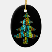 Wunderbarer Ratgeber-mächtiger Gott-Prinz des Keramik Ornament (Vorne)