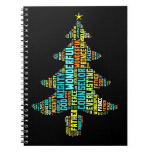 Wunderbarer Ratgeber-mächtiger Gott-Prinz des Notizblock