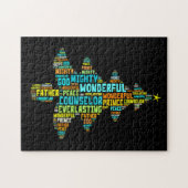 Wunderbarer Ratgeber-mächtiger Gott-Prinz des Puzzle (Horizontal)