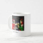 Wunderbarer Santa Claus Workshop Kaffeetasse (Vorderseite Links)
