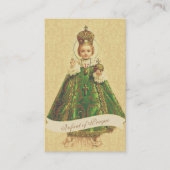 Wunderbarer Säugling Jesus der Visitenkarte (Vorderseite)