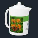 Wunderbarer Schmetterling<br><div class="desc">Ein Foto eines Schmetterlings, der auf dem Anschnitt orangefarbener Blume speist, ist ein schöner Begleiter zu Rudyard Kiplings Zitat "Teach us delight in simple thing".</div>