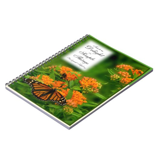 Wunderbarer Schmetterling Notizblock (Linke Seite)