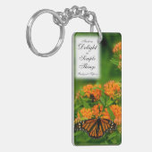 Wunderbarer Schmetterling Schlüsselanhänger (Vorderseite links)