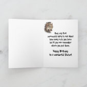 Wunderbarer Schwesterspass mit Eichhörnchen Karte (Innenseite)