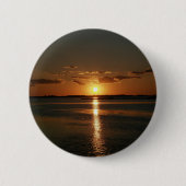 Wunderbarer Sonnenuntergang Button (Vorderseite)