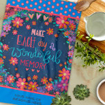 Wunderbarer Speicher-Zitat - ganz individuell Geschirrtuch<br><div class="desc">Hübsche Blumenhandschrift Personalisierte Handtücher. Diese hübschen, eleganten Handtücher sind perfekt, um Ihre Küche noch angenehmer zu gestalten. Ob Sie ein erfahrener Koch oder ein aufstrebender Zuhause-Koch sind, diese Handtücher sind der ideale Begleiter für kulinarische Abenteuer. Sie machen auch ein köstliches Geschenk für Freunde und Familie, die die Kunst des Kochens...</div>