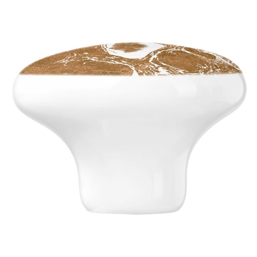 Wunderbarer Spritzer A Keramikknauf (Seitenansicht)