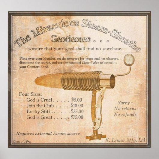 Wunderbarer Steam-Sheath Poster (Vorne)