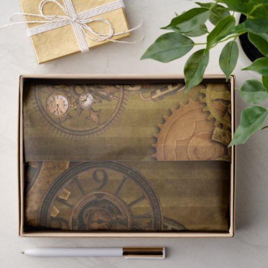 Wunderbarer steampunk Entwurf Seidenpapier (Geschenk)