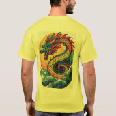 wunderbarer T - Shirt im Stil der Drachenfantasie (Rückseite)