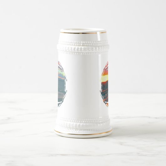 Wunderbarer Tag 1490 Bierglas (Mittel)