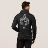 Wunderbarer Ton - Silber Hoodie (Schwarz voll)