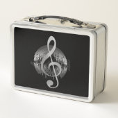 Wunderbarer Ton - Silber Metall Brotdose (Rückseite)