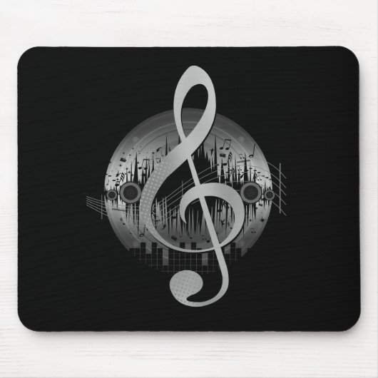 Wunderbarer Ton - Silber Mousepad (Vorne)