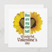 Wunderbarer Valentinstag Feiertagskarte (Vorne/Hinten)