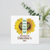 Wunderbarer Valentinstag Feiertagskarte (Stehend Vorderseite)