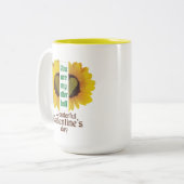 Wunderbarer Valentinstag Zweifarbige Tasse (Vorderseite Links)