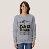 Wunderbarer Vater Jokes Design Text Typografie T - Sweatshirt (Vorne ganz)