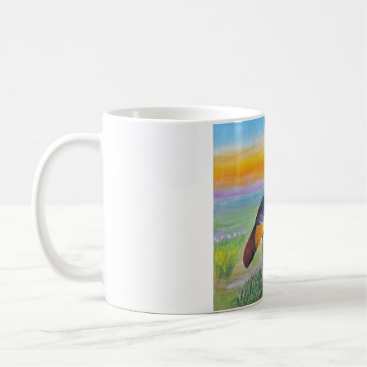 Wunderbarer Vogel Kaffeetasse (Links)