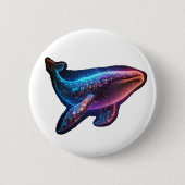 Wunderbarer Wal Button (Vorderseite)